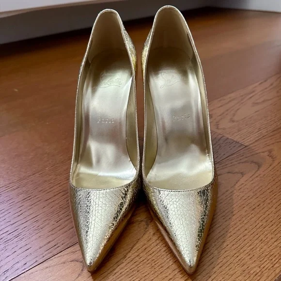 New! Kate 100 metallic leather pumps - Picture 9 of 12